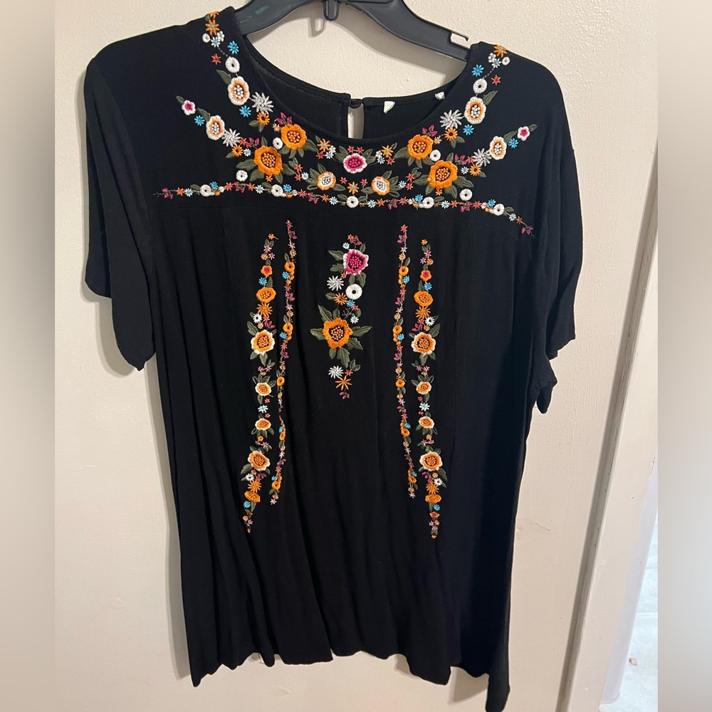 Crochet detail blouse size 1 XL